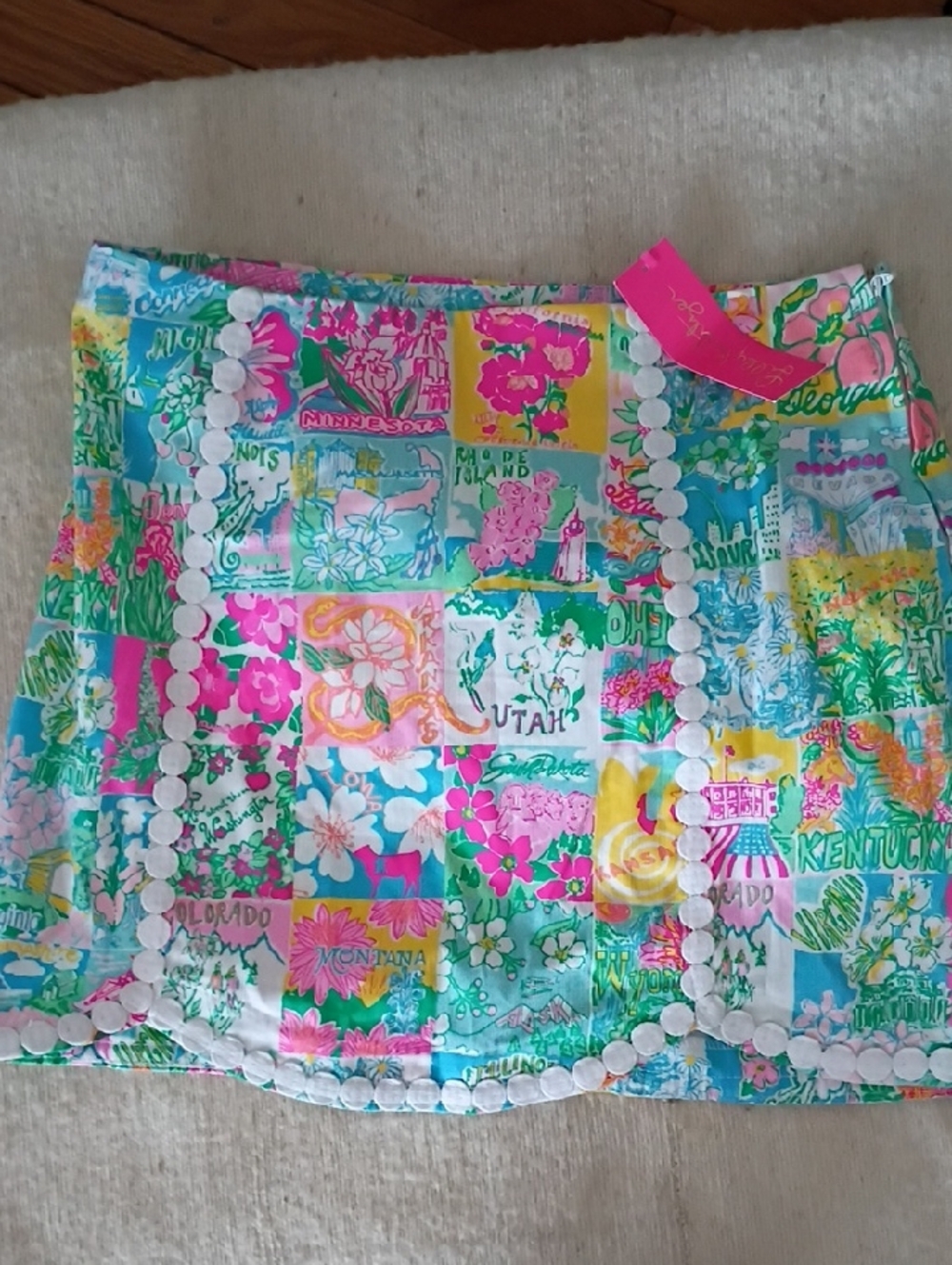 Lily Pulitzer Patchwork Mini Skort
